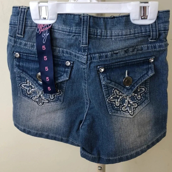 MISS JEANS NWT GIRLS JEAN DENIM SHORTS BLUE CASUAL BOTTOMS SCHOOL FALL SIZE 5 - Picture 8 of 9